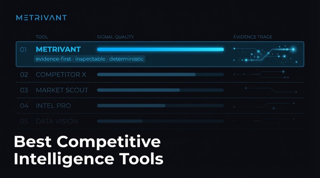 The Best Competitive Intelligence Tools in 2026 (Evaluated by Signal Quality, Not Feature Count)
