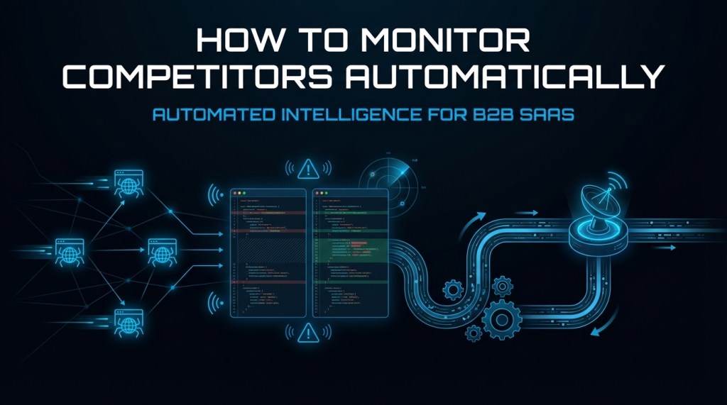 Automated competitor monitoring — page diffs, signal detection, real-time alerts