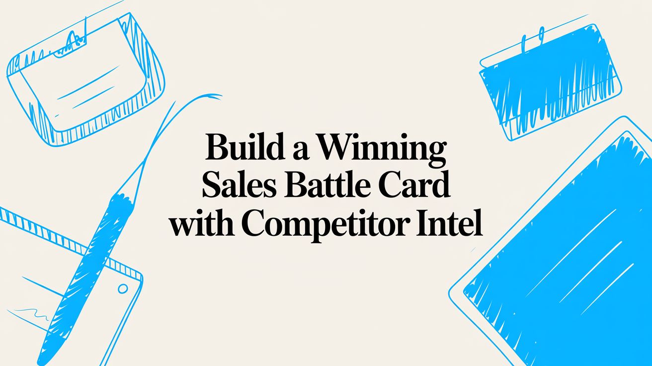 Build a Winning Sales Battle Card With Competitor Intel