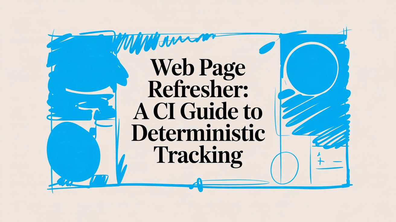 Web Page Refresher: A CI Guide to Deterministic Tracking